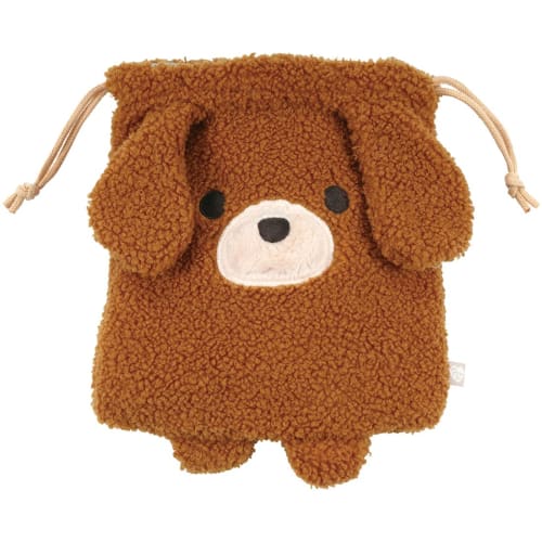Skater Pompon's Dog Drawstring Bag, 25.5 x 20cm, ZKT1-A