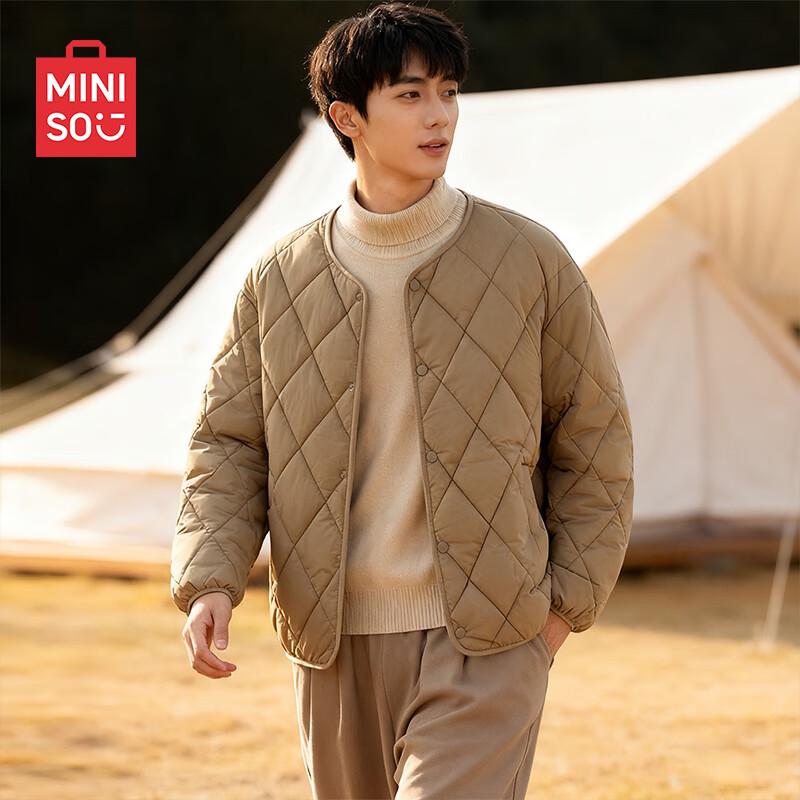 MINISO Unisex Lightweight Quilted Collarless Padded Jacket