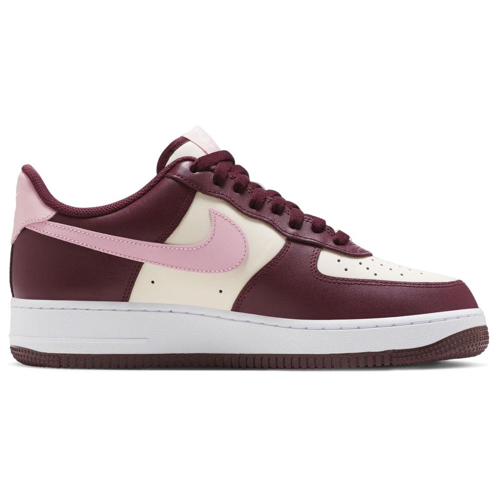 Nike Air Force 1 07 Valentines Day 2023 Unisex Sneakers Red Sail Night-Maroon FD9925-161