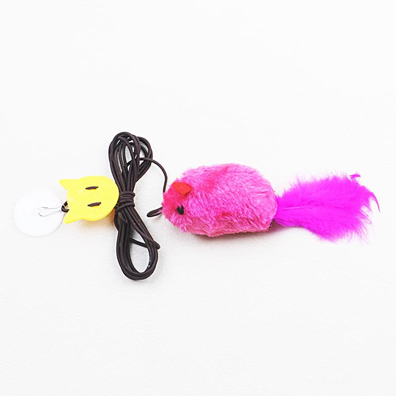 Smart Sensing Chirping Mouse Cat Toy: Light-Activated, Plush Simulation for Self-Play & Boredom Relief