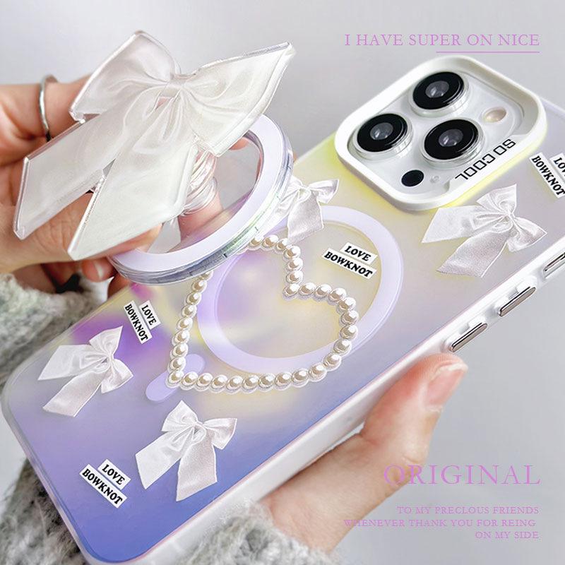 Zhitai Magnetic Phone Case for iPhone 16/14/15Pro, Frosted Laser Finish, Compatible with Huawei P70