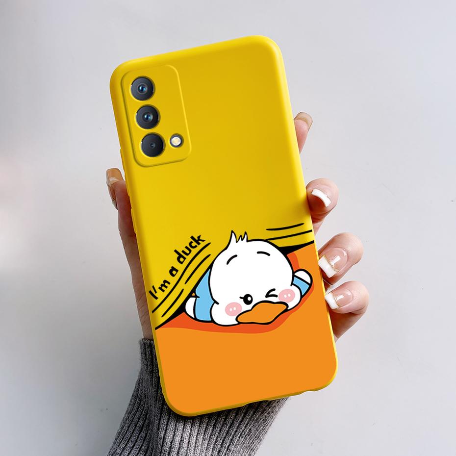 Case For Realme GT Master Edition Back Cover Cute Bear Cartoon Frog Bumper Soft Cover Funda For Oppo Realme Q3 Pro Carnival Capa