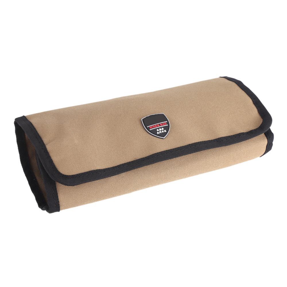 600D Oxford Tool Roll Up Bag Portable Easy Roll-Up Closure Roll Up Tool Bag Compact Easy To Carry Hardware Tools Storage Bag