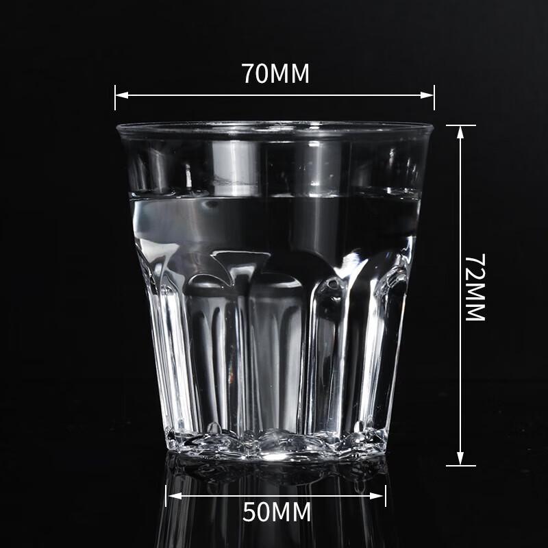 Fangcaodi 175ml Octagonal Disposable Plastic Cups