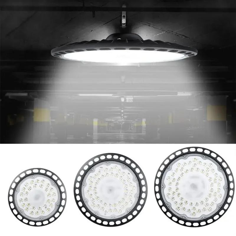 100W 150W 200W 6500K LED High Bay Light High Brightness Industrial Lighting Workshop Warehouse Garage LED Lamp AC180-260V
