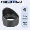 PATIKIL Eyepiece Set of Rubber Eyepiece for Stereo and Black 42-46mm Eyecups, 3, Covers, Microscopes, Telescopes, Scopes,