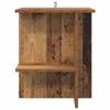 Coffee Table Set of 2 Reclaimed Wood Look 40 x 30 x 49 cm Engineered Wood