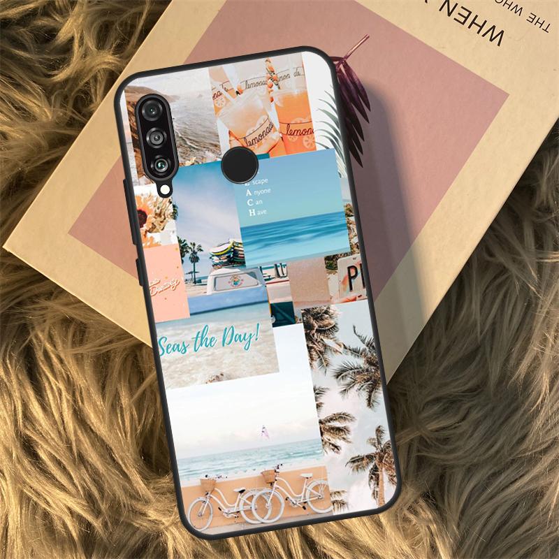 Beach Vibes For Huawei Nova 9 10 SE 3i 7i 8i 11i 12i Y60 Y61 Y70 Y72 Y73 Y90 Y91 P20 P30 P40 Lite Case