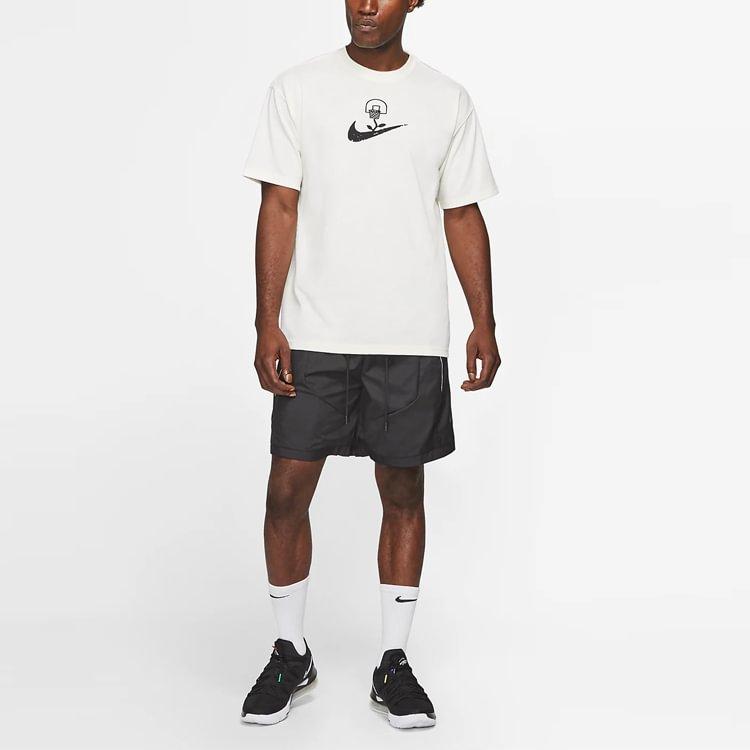 Nike SS21 T Shirt Asia Version Men's Ecru DC1284-910