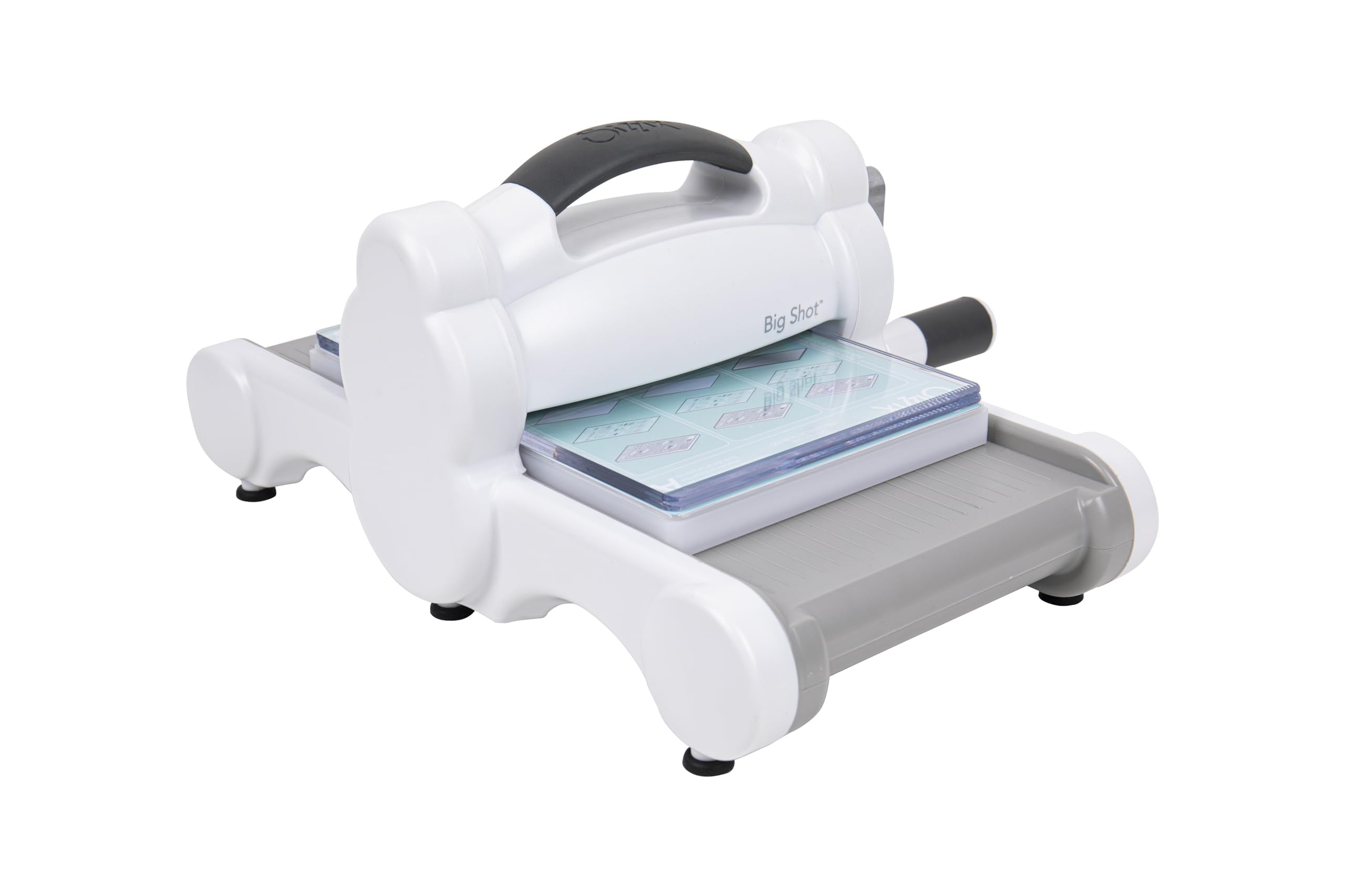 

Sizzix Bigshot Die Cut Machine Машина для резки Скрапбукинг Высечка Тиснение Изготовление открыток Sizzix Bigshot Japanese (Белый и серый) [Подлинный продукт] белый