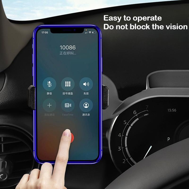 ABS Car Dashboard GPS Mount Telephone Support For Mini Cooper R55 R56 F54 F55 F56 F60 Car Phone Holder Auto Accessories