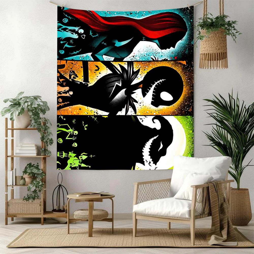 Decorazione da Parete Incubo di Natale Arte a Tappezzeria Per Ricordo Animale Domestico Compleanno Festa Nuziale Sfondo Regalo di Famiglia
