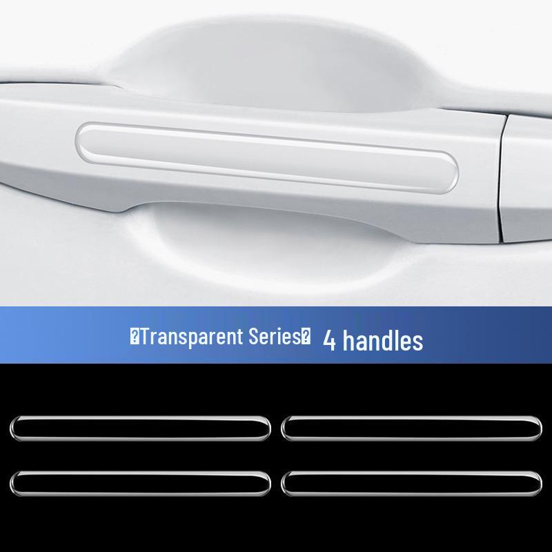 Universal Transparent Car Door Handle Protective and Decorative Anti-Scratch Sticker