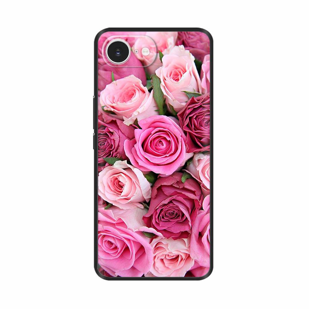 Silicone Phone Case For For iPhone 16E iPhone16E SE 2025 SE4 5G Soft Black Shockproof Shell Protection Back Cover Cases Coque