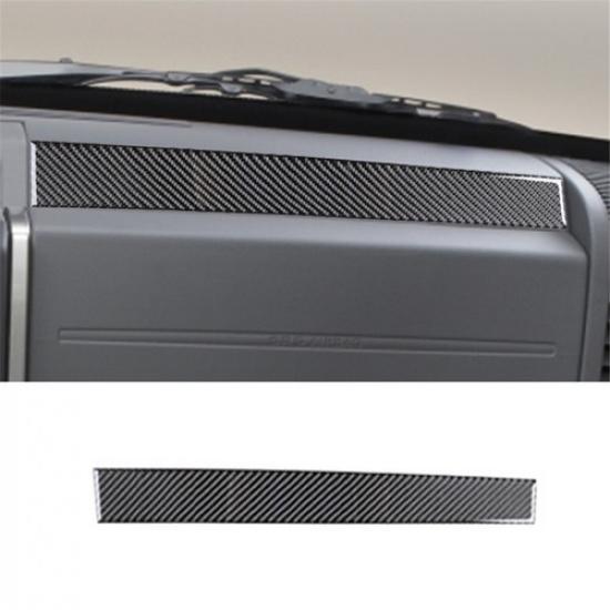 For Jeep Liberty 2008-12 Carbon Fiber Interior Passenger Dashboard Cover Trim