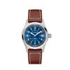Khaki Field Auto 38mm Blue Dial Leather Strap Watch H70455540