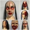 Scary Halloween Ghost Latex Horror Mask Cosplay Props Rotten Face Headgear