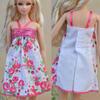 Pink Doll Clothes For Barbie Doll Outfits Rose Party Dress for 1/6 BJD Doll Backless One-Piece Dresses for Barbie Dolls Kid Toy
