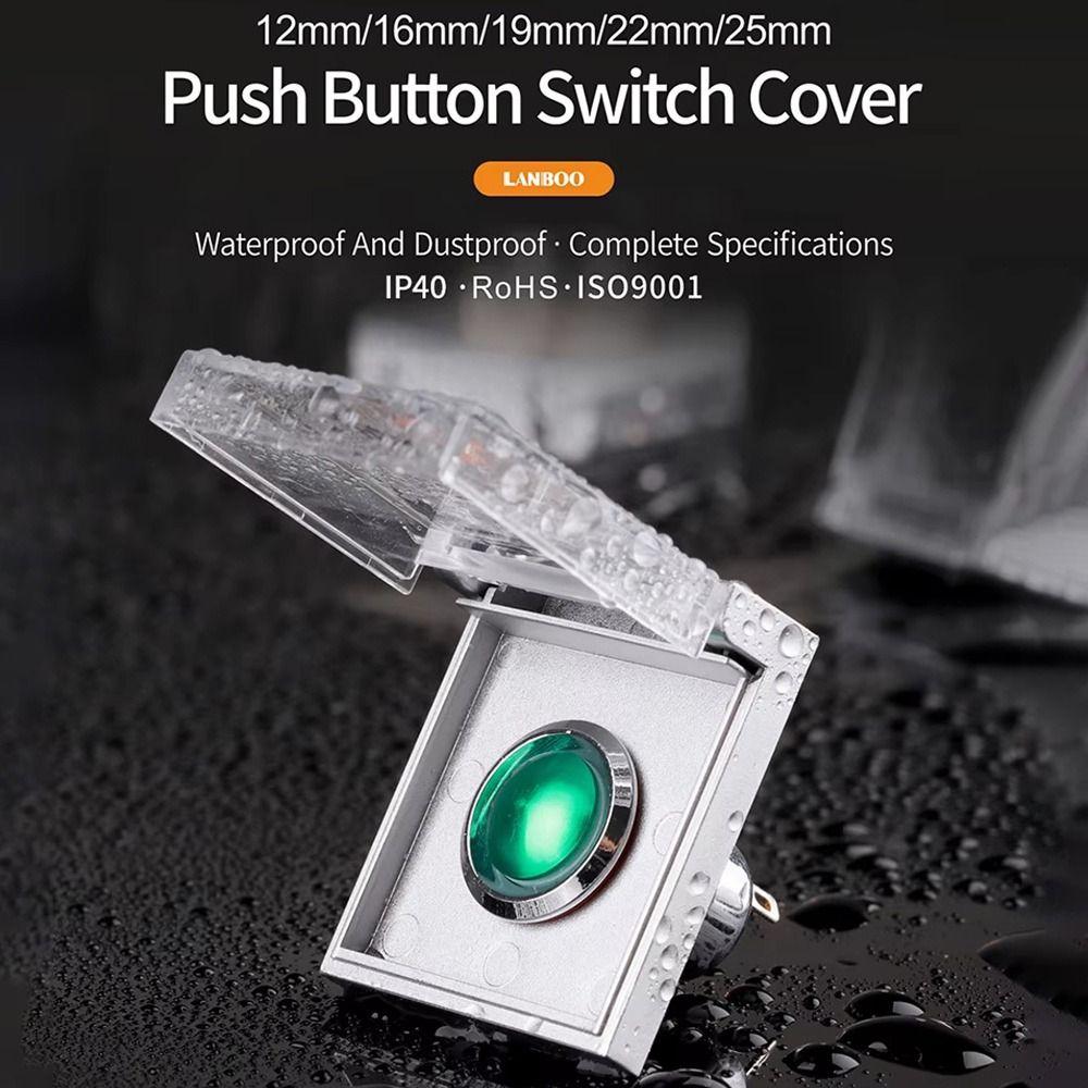 1Pcs ABS Base Button Switch Protective Cover for Industrial Panel Control Box