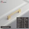 Oukali Modern Design Pull Down Kitchen Hardware Kitchen Cabinets Door Pull Handle Chrome Drawer Handle