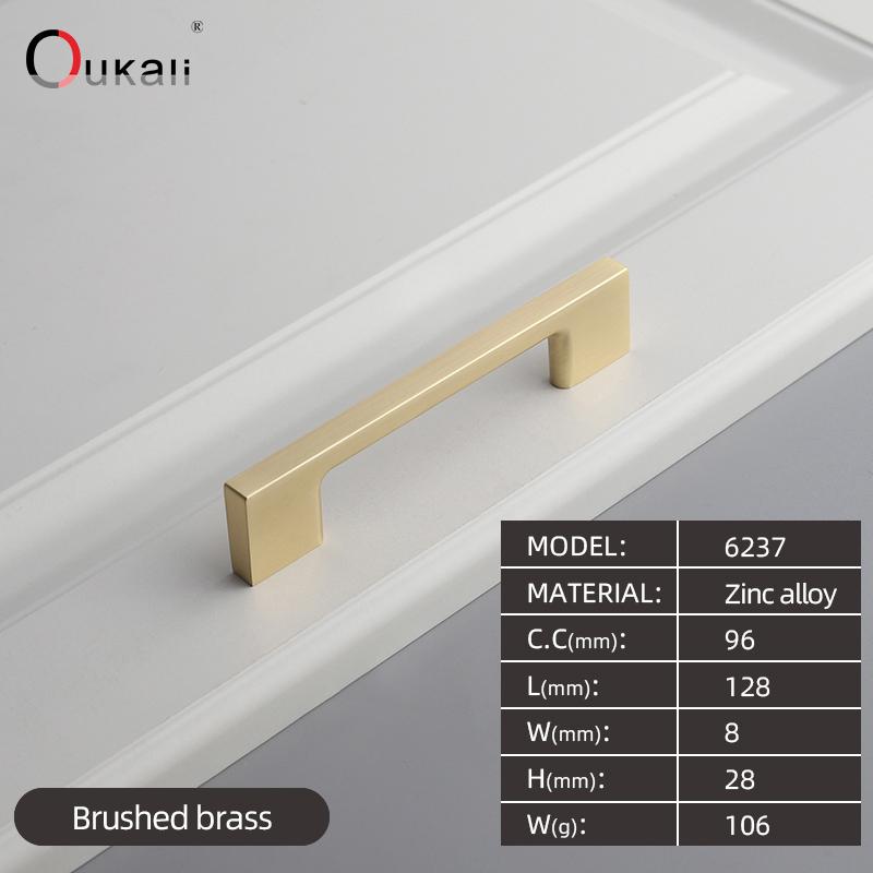 Oukali Modern Design Pull Down Kitchen Hardware Kitchen Cabinets Door Pull Handle Chrome Drawer Handle