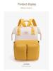 Mama's Multifunctional Backpack: Stylish Diaper Bag with Insulated Compartments & Changing Pad