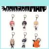 Motorsågsmannen Akryl Nyckelring Dubbelsidig Tryck Tecknad Karaktär Väska Hänge