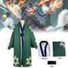 Roronoa One Piece Zoro Cosplay Costume Kimono Robe Full Suit Halloween Play Role