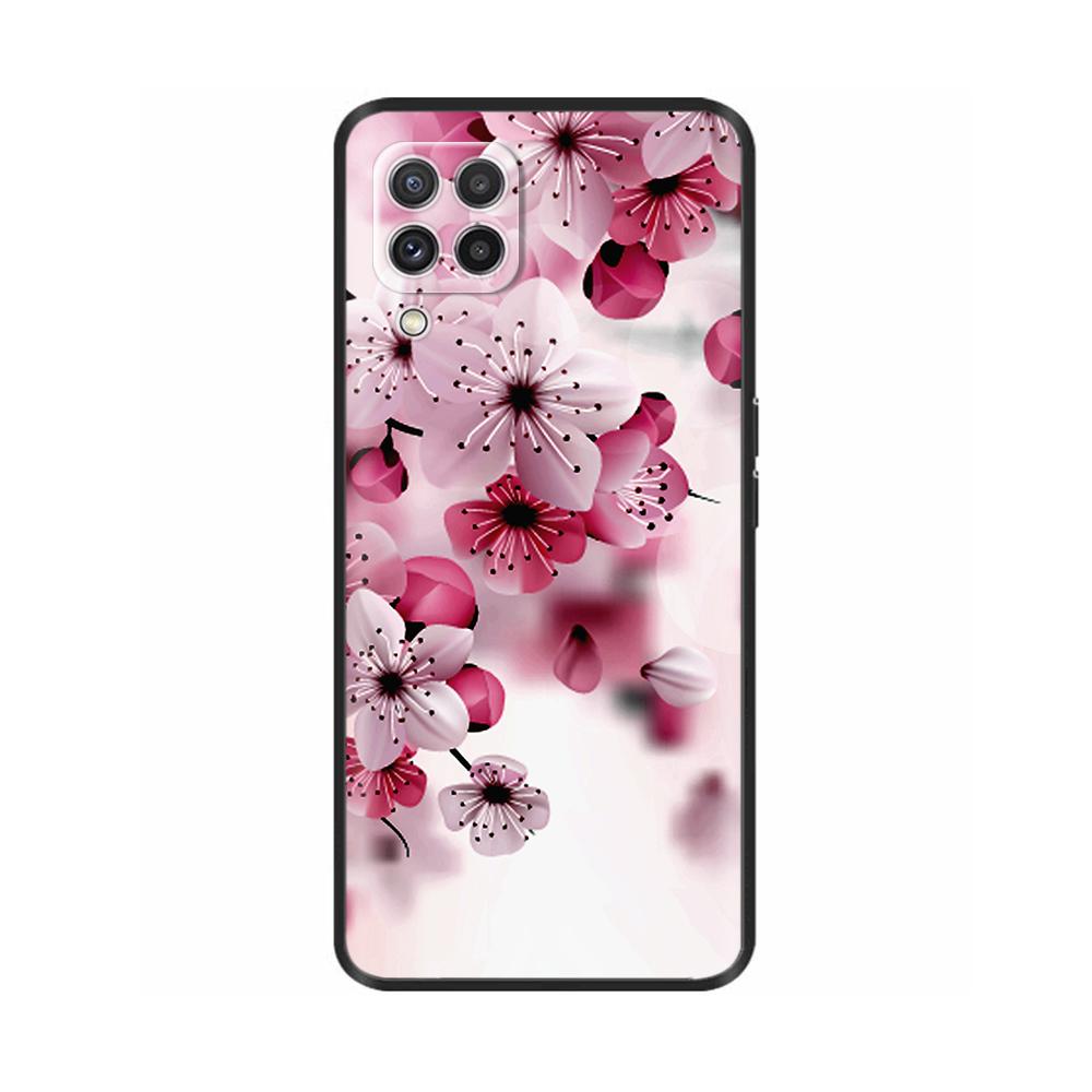 Per Samsung Galaxy A12 Custodia Verniciata Morbido Silicone Liquido Protezione Fotocamera Copri Telefono Per Samsung M12 F12 A 12 Galaxy M12 Fundas