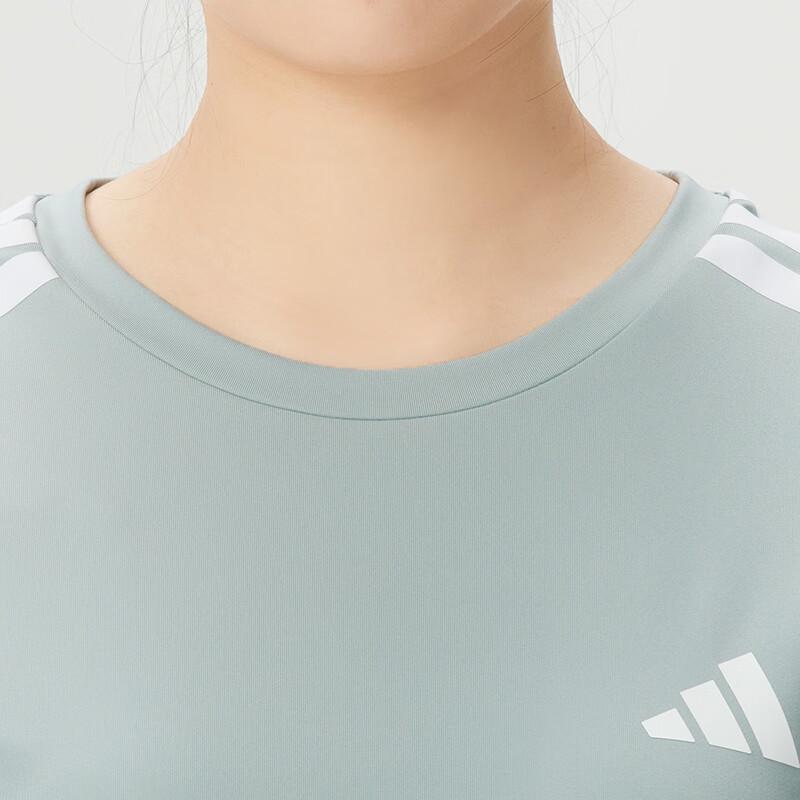 Adidas Sports Training Comfortable Breathable Sweat-Wicking Quick-Dry T-Shirt Women Tops KC7641