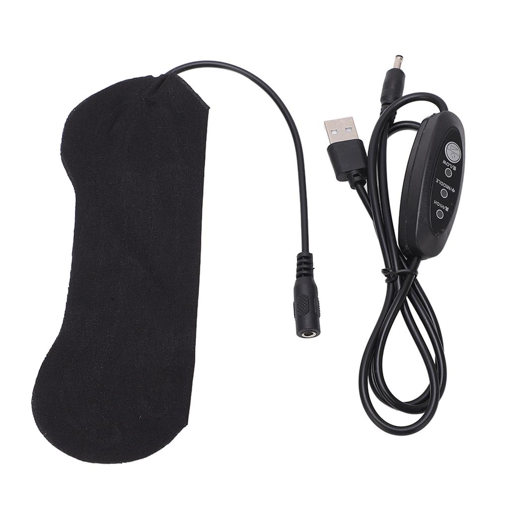 USB Electric Heating Pad 3 Gear Temperature Adjustable 165 X 65 Heated Mat for Winter Warming