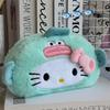 Kawaii Hello Kitty Astuccio Peluche Cartone Animato Borsa Trucco Grande Capacità Cancelleria Cosmetici Astuccio Portapenne Borsa Portaoggetti Regalo