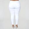 Damen Locker Und Lässig Trend Zerrissen Lässige Mode Eng Anliegende Beinjeans