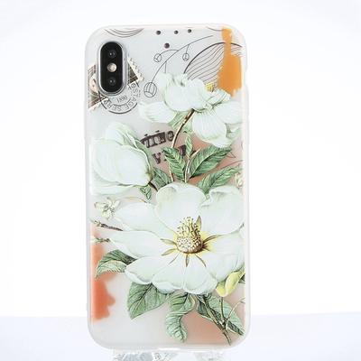for iphone xsmax xr x 7 8 6s plus beauty flowers phone case for