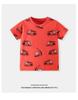 Children's Cartoon Car T-shirt - Spring/Summer 2026, Short-Sleeve, Round Neck