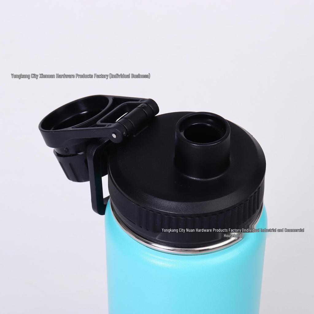 American Style 304 Stainless Steel Thermos Mug - Large Capacity Sports Water Bottle & Outdoor Kettle