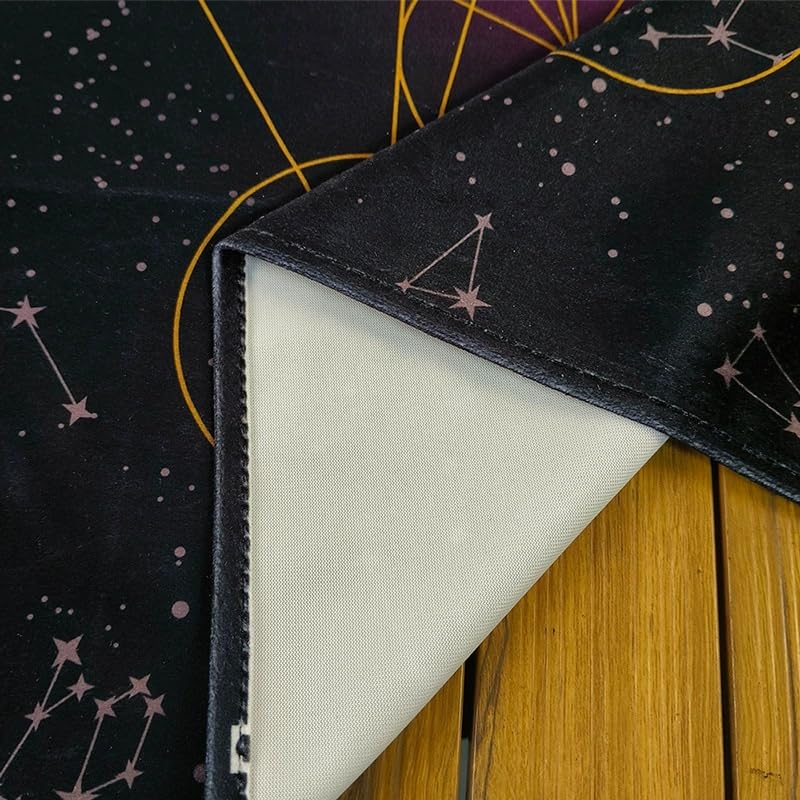 Metatron Tarot Cloth, Tarot Tablecloth & Pouch with Astro Dice (Metatron Tarot Cloth & Pouch)