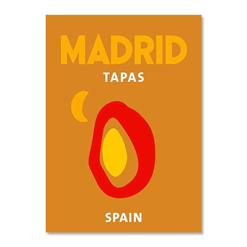 Ibiza Mykonos Tulum Athen Toskana Madrid Wandkunst Leinwand Poster und Drucke Nordische Malerei Wandbilder für Wohnzimmer Dekor