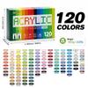 Student Art Double-Ended Acrylic Markers Set - Soft & Hard Tips, Professional Quality
