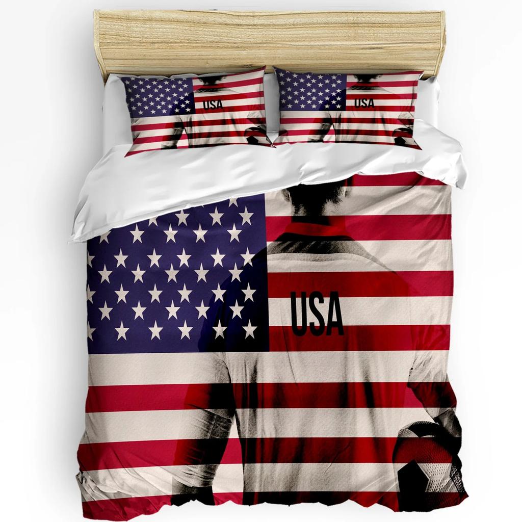 World National Flags Bedding Set Sheet King Twin Double Child Bedding Set Mircofiber or Polyester Duvet Cover Set Home Textiles