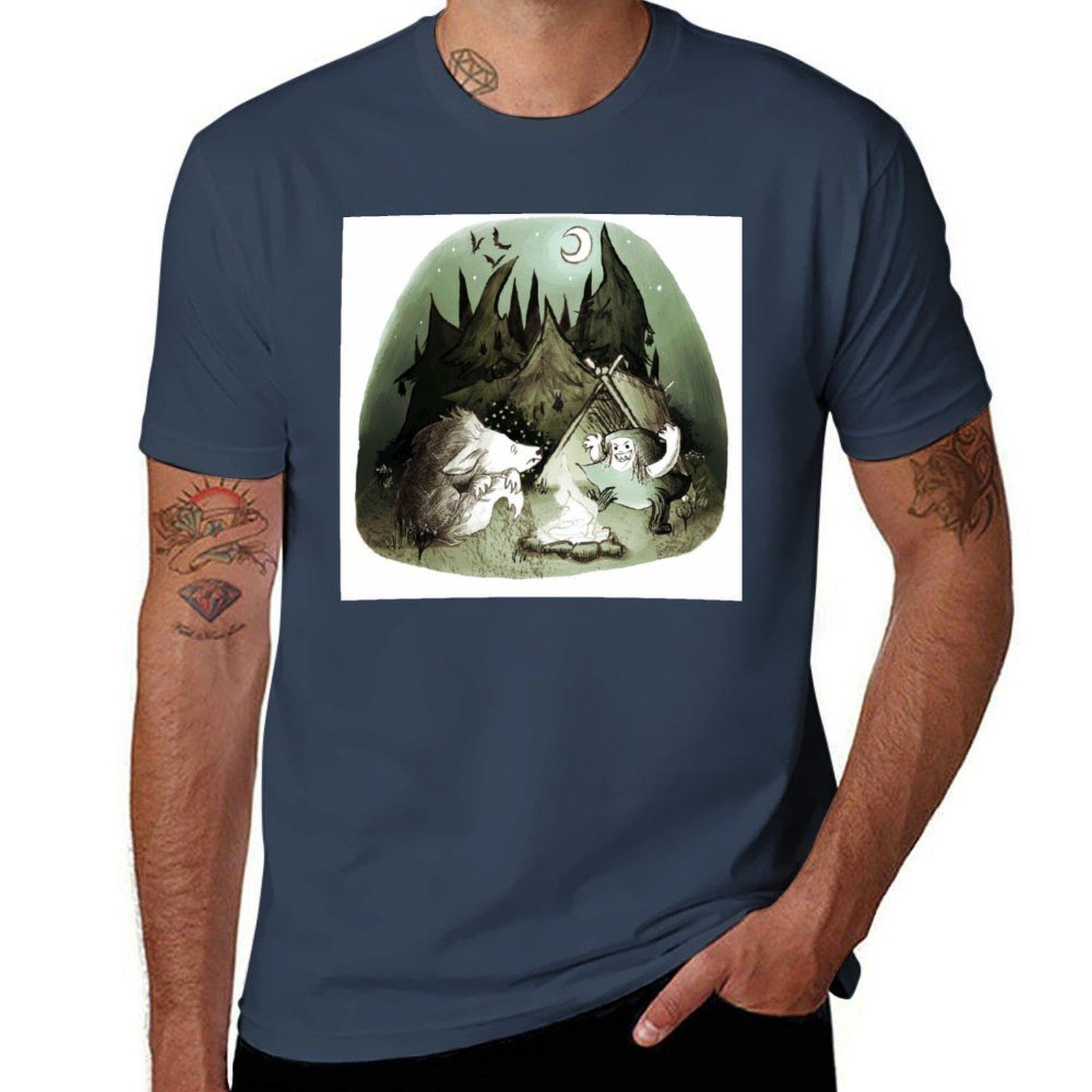 Scary Stories TShirt Basic Daily Outfit Short Sleeve Tee S