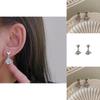 Creative Heart Star Earrings For Women 2023 Fashionable Alloy Plated Jewelry