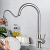 Pull-out Kitchen Faucet Single Hole Tap Brushed/Black G1/2 Kitchen Faucet Black Surface Water Faucet Kitchen Sink Faucet
