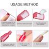 Nail Gel Removal Clips and Cotton Pad Set for Easy Gel Polish Removal