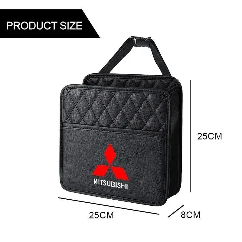 Car Storage Bag Multi-function Seat Back Storage Pocket Suspension for Mitsubishi Asx Lancer Pajero Outlander L200 Evo Lancer Ex