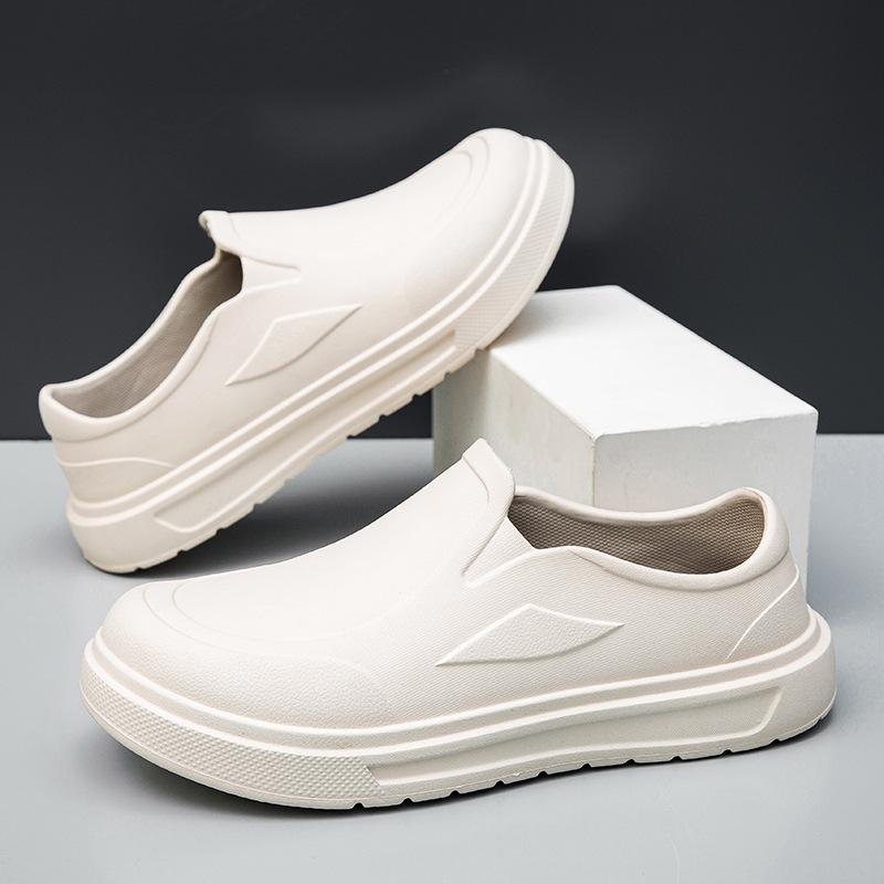 Herren Kochschuhe Rutschfest Ölbeständig Schmutzabweisend Küchenschuhe Arbeitsschuhe Schnelltrocknend Regenschuhe Große Größe Atmungsaktive Clogs