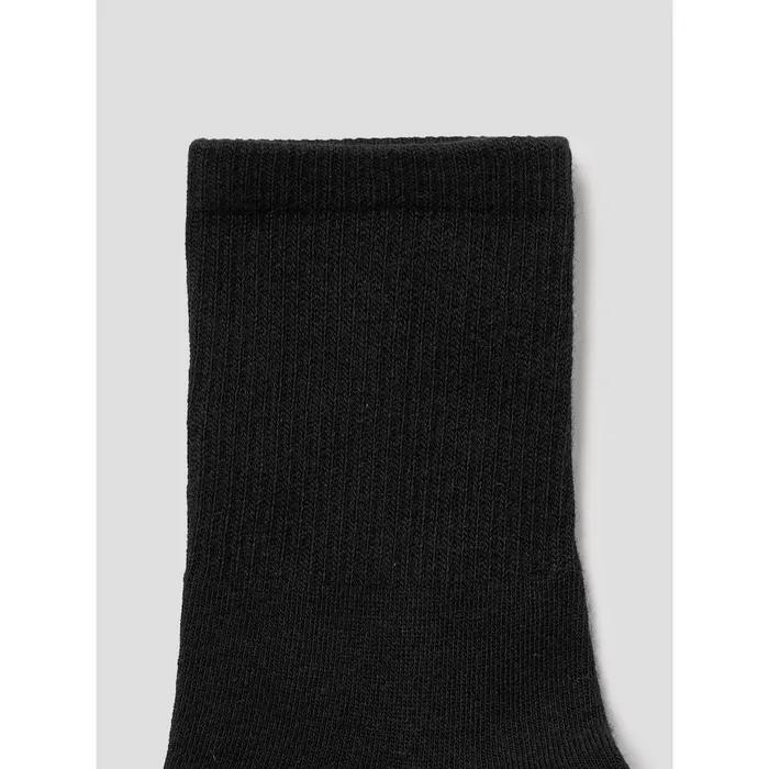 [8 Seconds] Ribbed Mid-Length Socks Black (4561KTAM55)