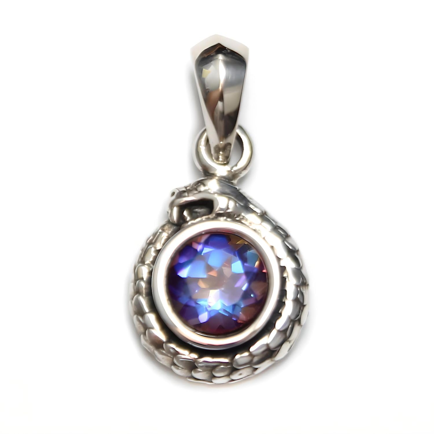 [goodvibrations] Snake Pendant, Silver, Women s & Men s, Good Vibrations