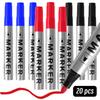 Permanente Verf Marker Pen Waterdichte Zwarte Pen voor Banden Olieachtige Markers Sneldrogende Handtekening Pen Kantoorbenodigdheden