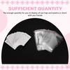 Jewellery 100 X White Plain Earring Display Cards & Self Adhesive Bags